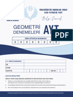 AYT Geometri BranÅ 2024 PDF Ã Ã Zã M