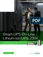 APC Smart-UPS On-Line Lithium-Ion 230V Brochure