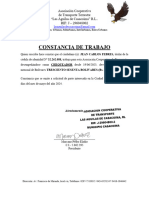 Carta de Trabajo JEANCARLOS