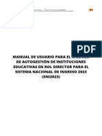 Manual de Usuario para El Módulo de Autogestión de Instituciones Educativas en R