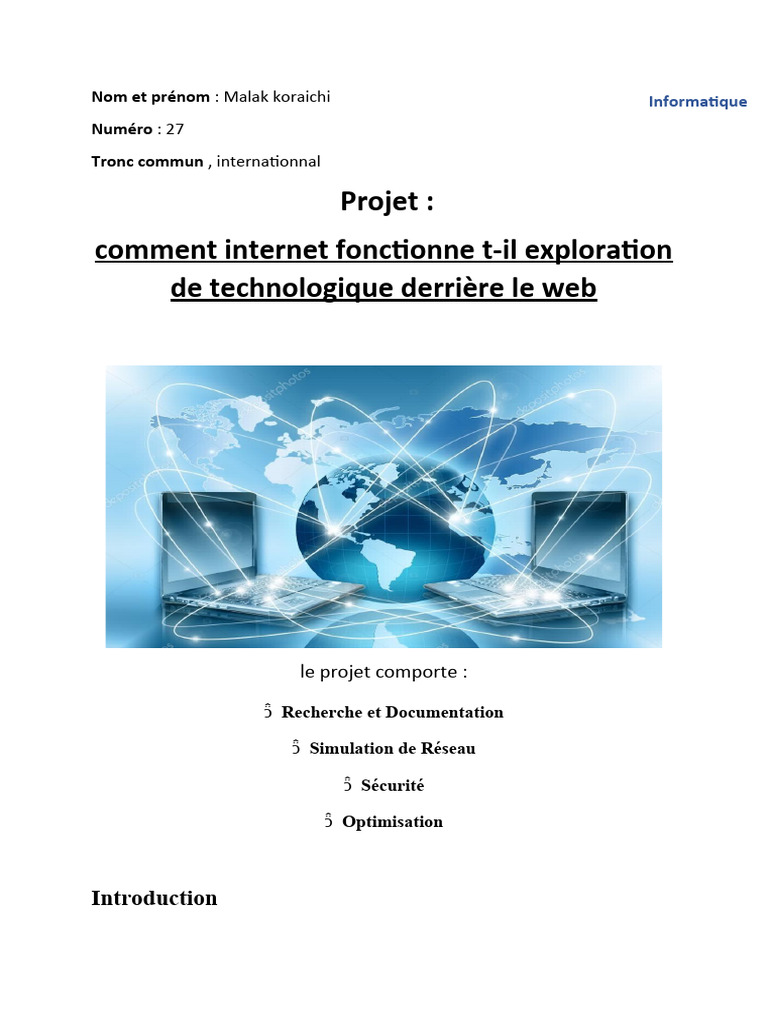 Exploration des Fondements d'Internet | PDF | l'Internet | Protocoles ...