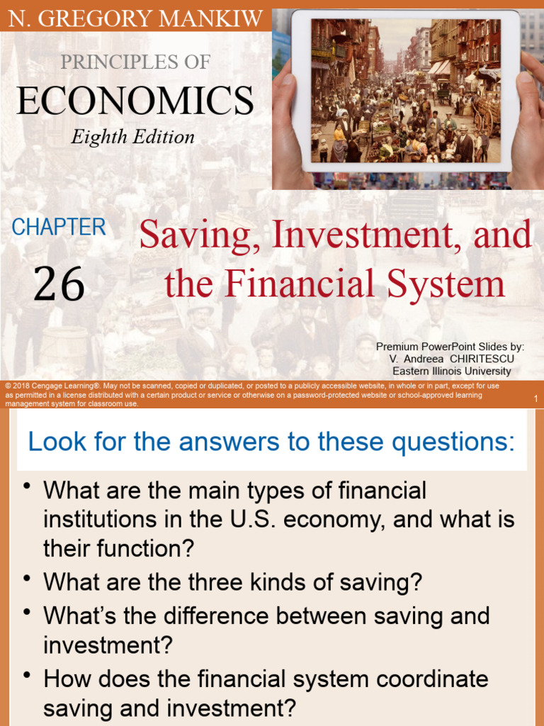 CH 26 Saving, Investment, and The Financial System | PDF | Consumption ...