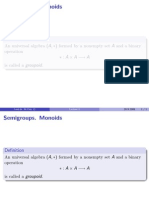 An Universal Algebra (A, ) Formed by A Nonempty Set A and A Binary Operation : A × A A Is Called A Groupoid