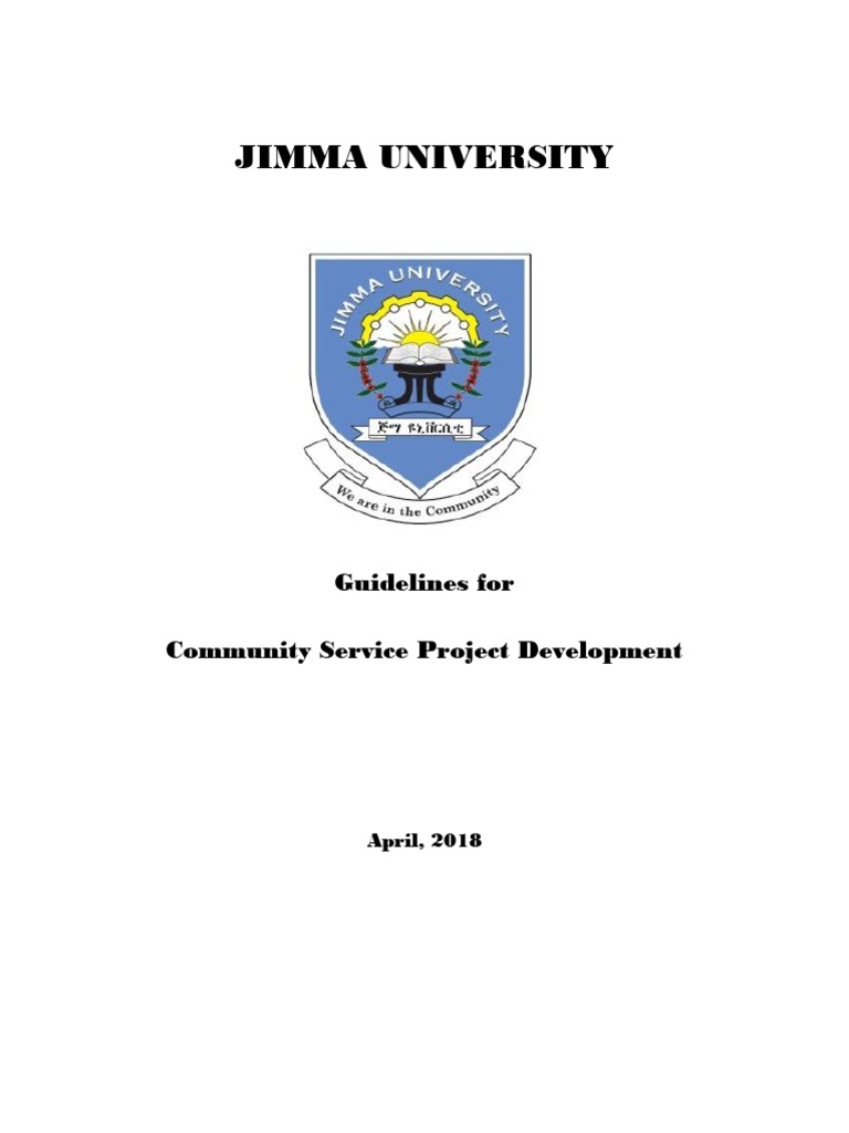 jimma-university-guidelines-for-community-service-project-development
