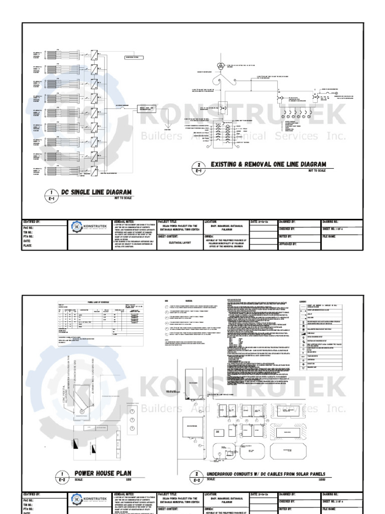 Solar Power Project Electrical Layout | PDF | Electrical Engineering ...