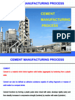 Cement Manufacturing Process and Systemwith Chemistry