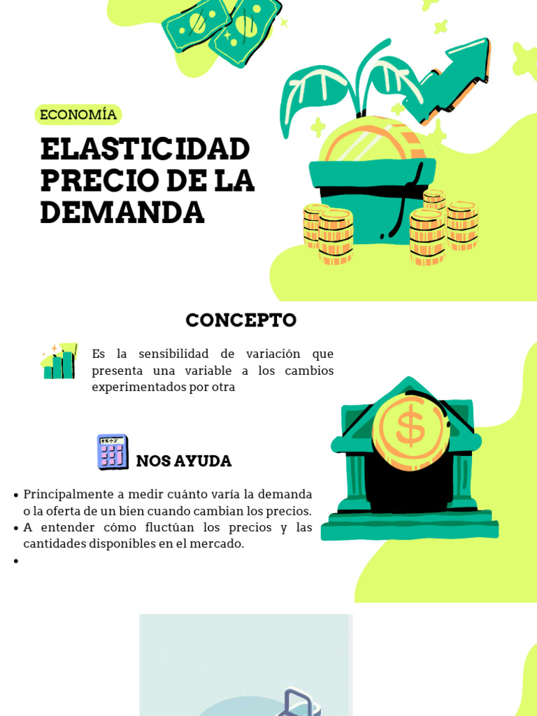Elasticidad Precio de la Demanda Explicada | PDF | Elasticidad ...