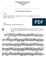 Clarinete, Repertorio A - Intermedio