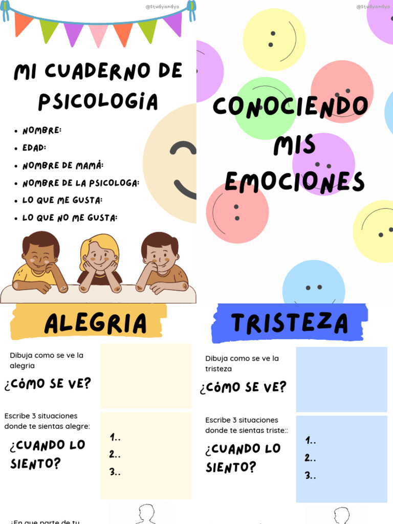 Diario de Emociones para Niños | PDF | Sicología | Las emociones