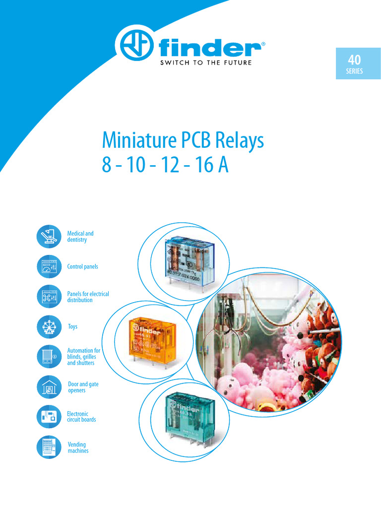 FINDER RELAY Specification | PDF | Relay | Alternating Current