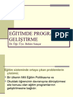 AÇIK DERS ERİŞİMİ-6-Eğitimde Program Geliştirme