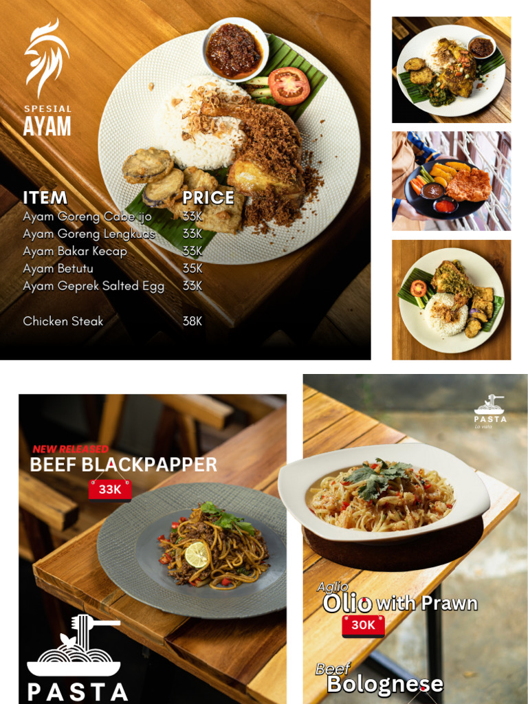 Menu MM New Update 28 Nov 2023 | PDF | Foods | Cuisine