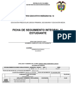 FICHA SEGUIMIENTO INTEGRAL AL  ALUMNO BÁSICA Y MEDIA