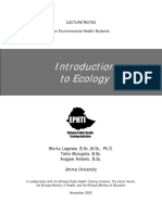 Introduction To Ecology Author Worku Legess, Teklu Mulugeta, Aragaw Ambelu