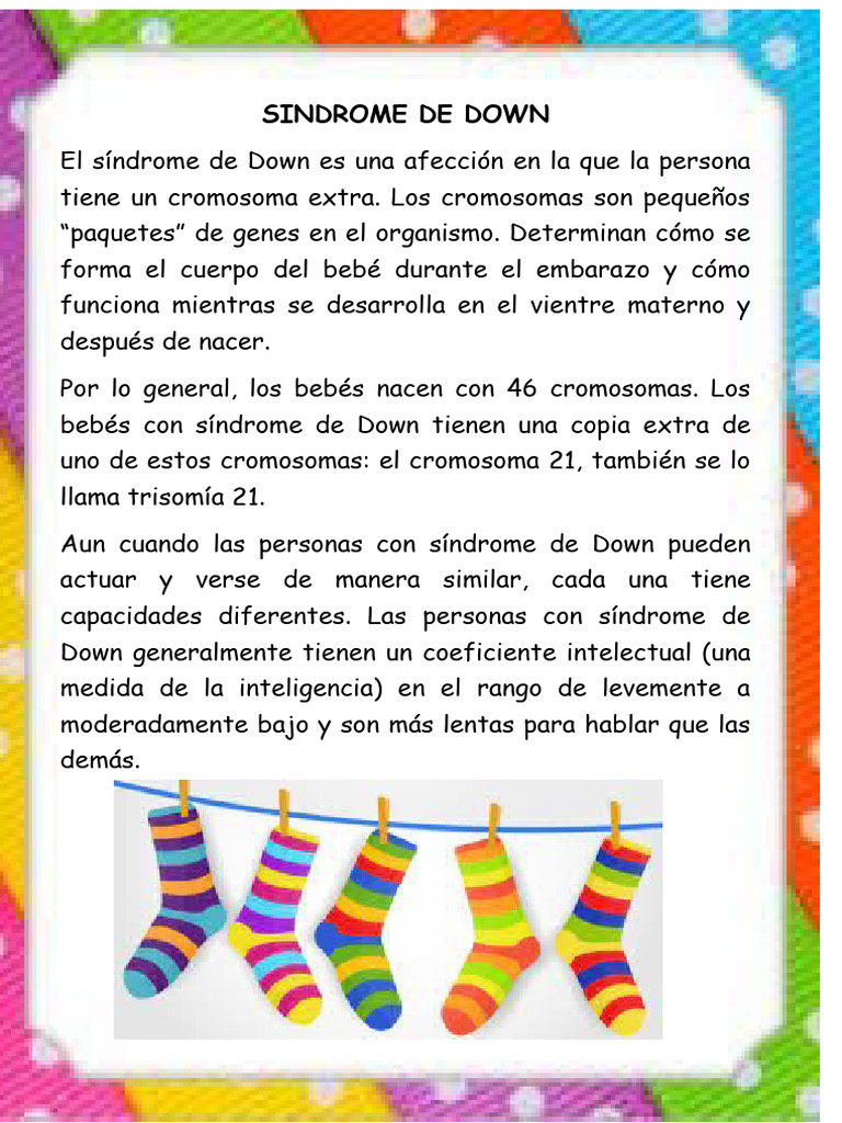 SINDROME DE DOWN | PDF