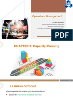5.OM. Chapter 5 - Capacity Planning