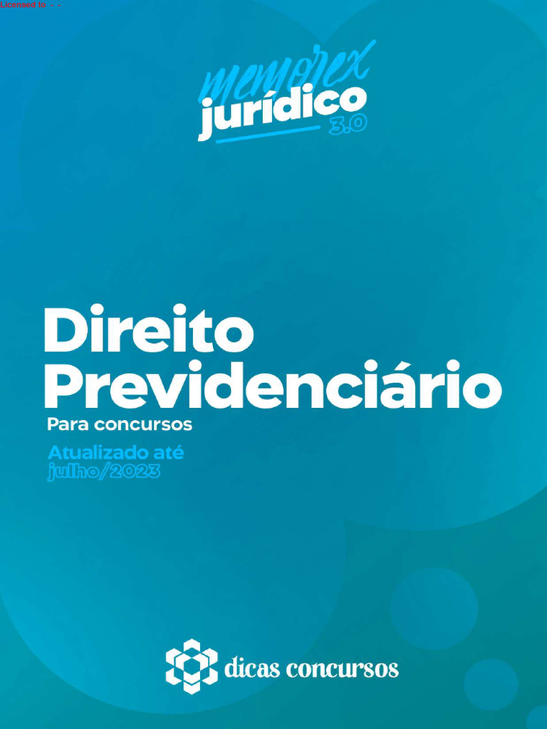 Introdução ao Direito Previdenciário | PDF | Bem-estar social | Economias