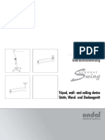 Ondal Mounting System Operating Instructions for GS900, User Manual, Multi Language-2