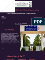 Rapport de Stage A La Faculte Polydisciplinaire de Taza