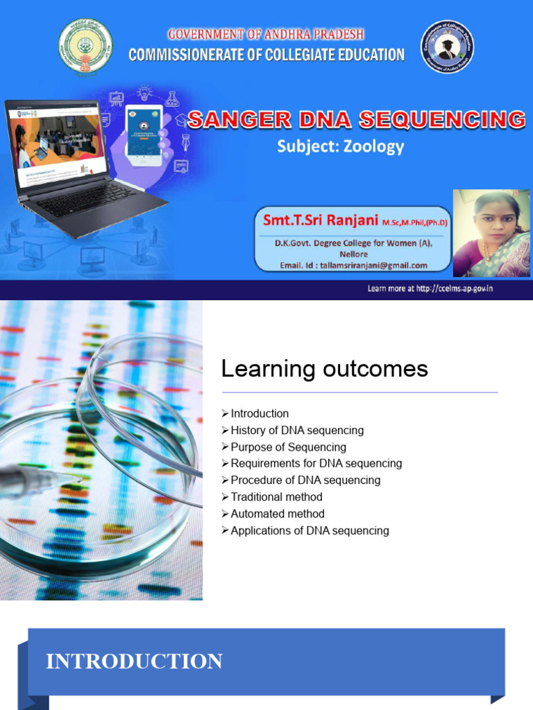 Overview of DNA Sequencing Methods | PDF | Dna Sequencing | Dna