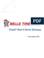 Tired? Don't Drive Drowsy