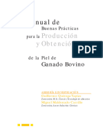 Manual de Buenas Prácticas para La Producción y Obtención de La Piel de Ganado Bovino