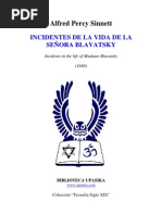 Sinnett - Incidentes de La Vida de Blavatsky