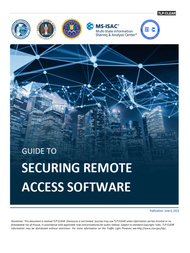 Guide To Securing Remote Access Software Clean Final 508c Pdf