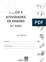 5o ANO ALUNO Versao Final MATEMATICA Sequencia de Atividades de Ensino