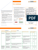 CHEMSAFE Warehouse Risk Assessment Example