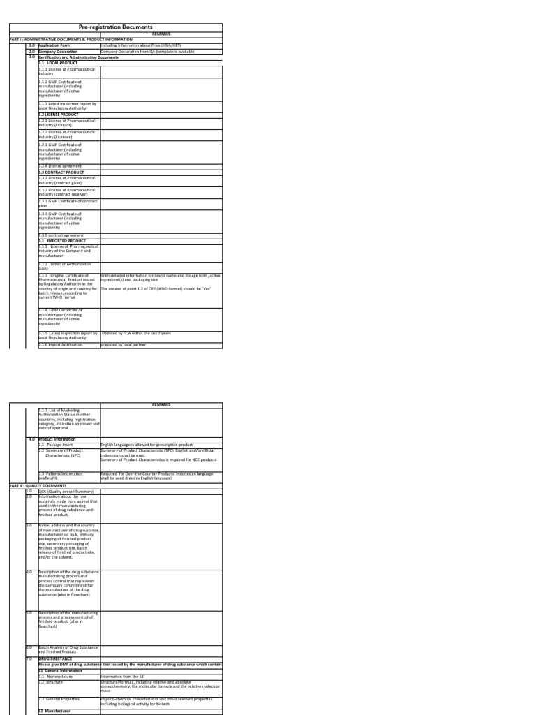 Pharma Pre-Registration Guide | PDF | Detection Limit | Pharmaceutical ...