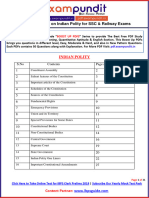 Indian Polity Notes For SSC Railway Exams