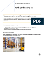 Managing Health and Safety in Warehouses - Croner-I