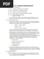 Tema 10 - A crise da Restauración