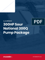 CJV1909 300HP Sour National 300Q Pump Package