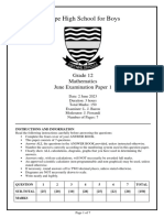 Grade 12 Exam - June 2023 - Paper 1