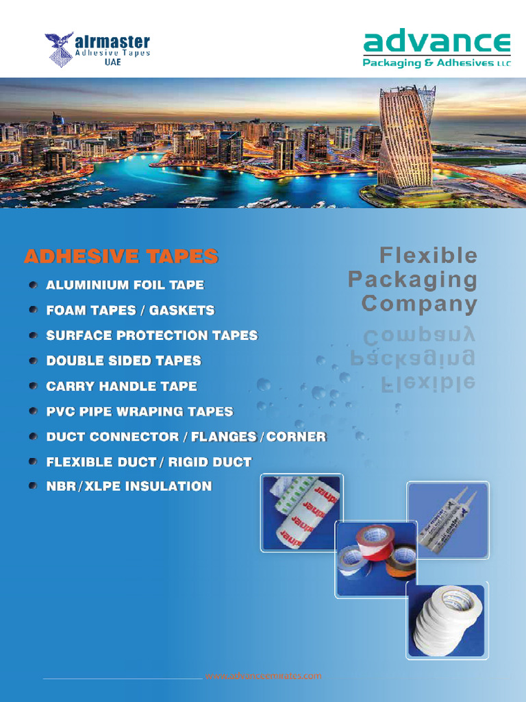 Airmaster Adhesive Tape Brochure | PDF