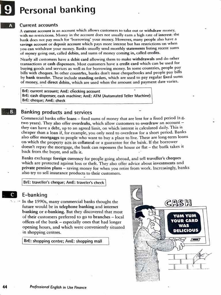 Personal Banking and Services Guide | PDF | Transaction Account | Banks