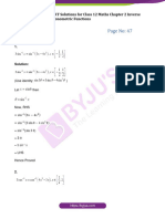 NCERT Solutions For Class 12 Maths Chapter 2 Inverse Trigonometric Functions Exercise 2.2