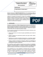 Especificaciones Técnicas Y Términos de Referencia Área Requirente