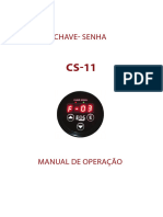 Manual Chave Senha CS-11