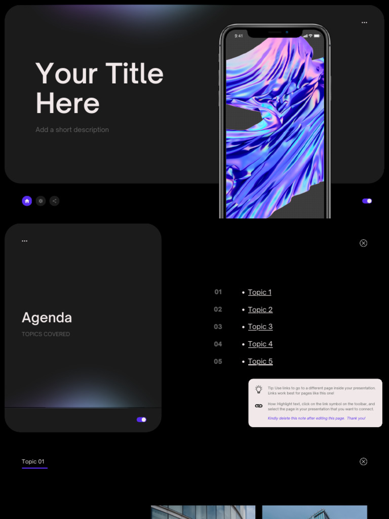 Black Violet Sleek and Professional Basic Simple Presentation | PDF