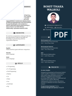 Rohit Walkoli Resume - MSC Computer Science