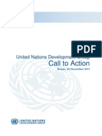 Aid Effectiveness  - UNDG Call to Action