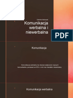 Komunikacja Werbalna I Niewerbalna