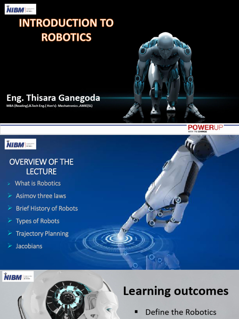Intro To Robotics L1 | PDF | Engineering Design Process | Brainstorming