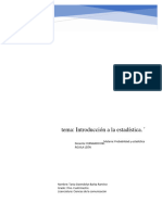 Sección de Ejercicios. Estadistica