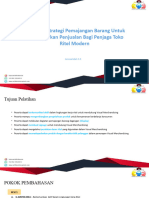 Modul - Pelatihan Strategi Pemajangan Barang Untuk Meningkatkan Penjualan Bagi Penjaga Toko Ritel Modern