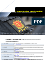 Frequently Asked Questions Faq - Immigration Office Oslo Police District
