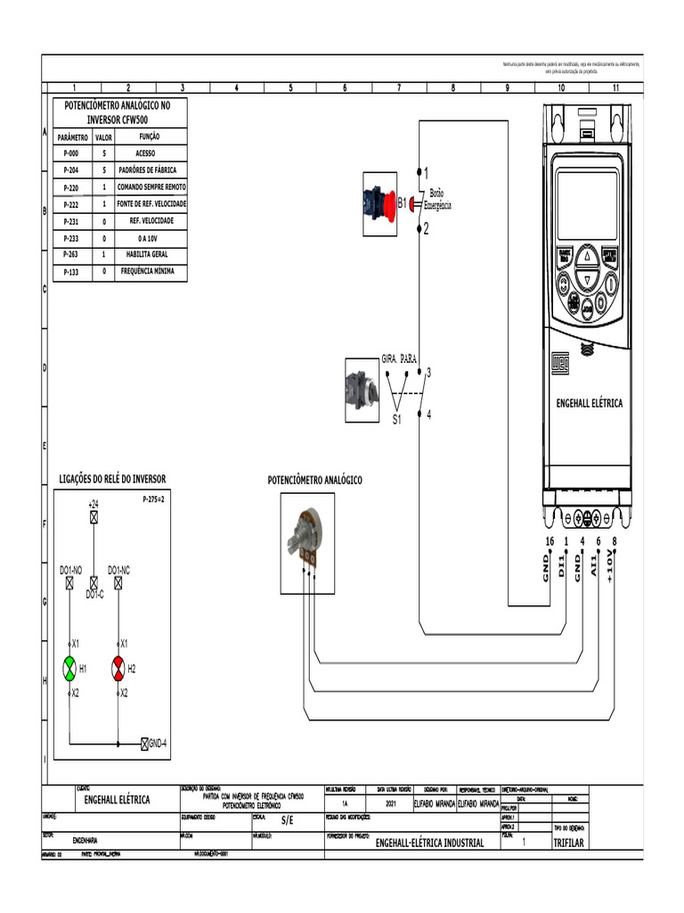 Esquema Elétrico de Controle Remoto | PDF